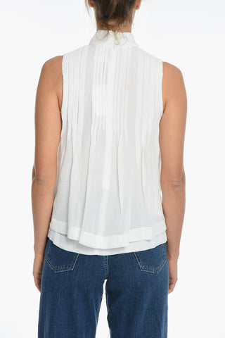 Turtleneck Silk Blouse