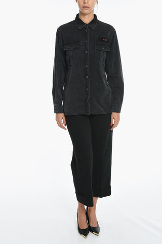 Utility Pocket Denim Shirt