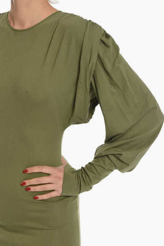Batwing Sleeved QUINN Jersey Minidress 