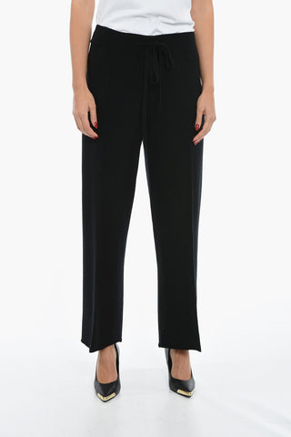 Cashmere-blend Flared Joggers