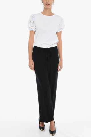 Pantaloni Jogger Svasati in Misto Cashmere