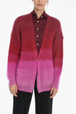 ETOILE Mohair-blend DANA Cardigan in Gradient Effect