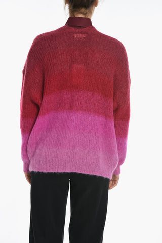 ETOILE Mohair-blend DANA Cardigan in Gradient Effect