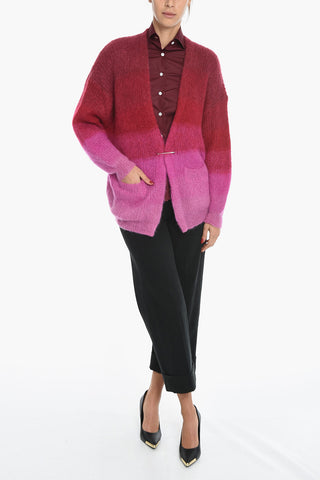 ETOILE Mohair-blend DANA Cardigan in Gradient Effect