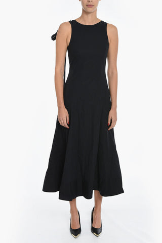 Organic Cotton Flared Dress with Back Zip