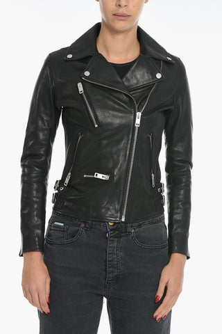Giubbotto Biker L-MONET in Pelle