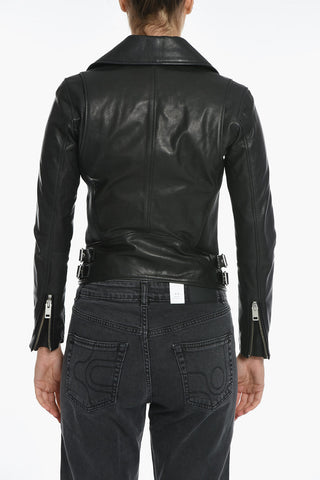 Giubbotto Biker L-MONET in Pelle