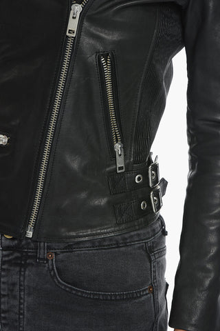 Giubbotto Biker L-MONET in Pelle