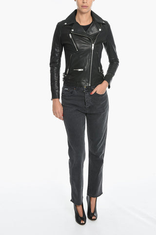 Giubbotto Biker L-MONET in Pelle
