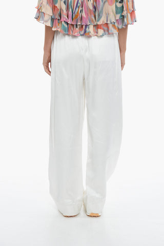 Pantaloni Cargo DUCHESSE In Satin Con Coulisse