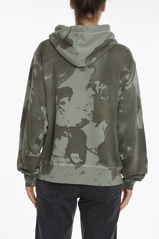 Camouflage Motif Brushed Cotton Hoodie