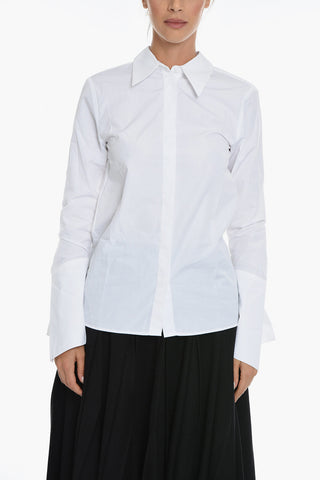 Cotton TIED Shirt with Decorative Cuffs