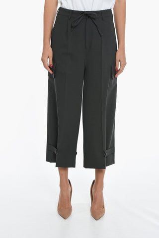Single-Pleat RICK Cargo Pants with Adjustable Bottom