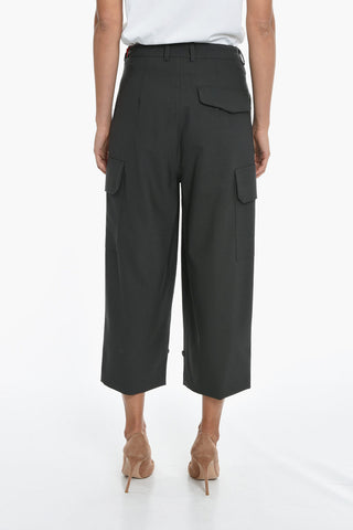 Single-Pleat RICK Cargo Pants with Adjustable Bottom