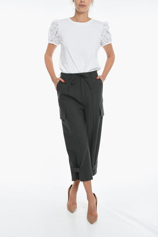 Single-Pleat RICK Cargo Pants with Adjustable Bottom