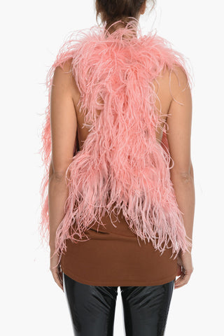 Ostrich Feather SIENNA Tank Top
