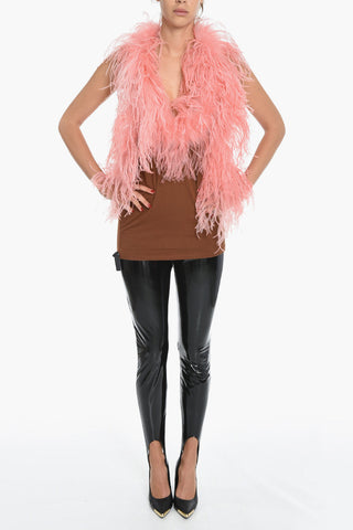 Ostrich Feather SIENNA Tank Top