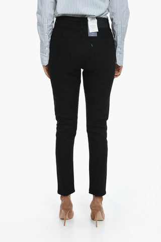 High-Waisted Slim Fit Jeans 14cm