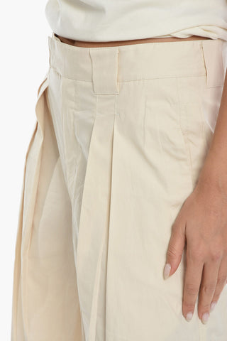 Pantaloni Svasati A Doppia Pince