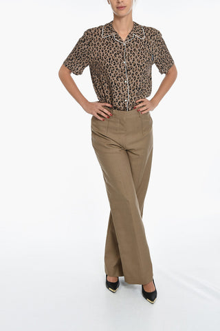 Wool Palazzo Pants