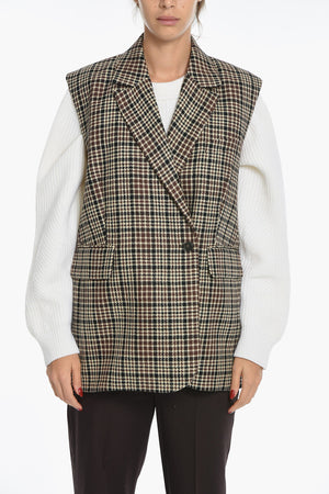 Houndstooth Double-Breasted Waistcoat WALTER
