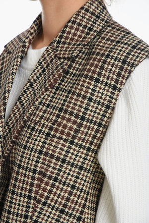 Houndstooth Double-Breasted Waistcoat WALTER