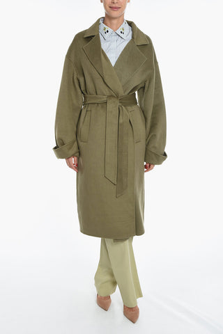 Wool Blend ELISA Coat with Belt