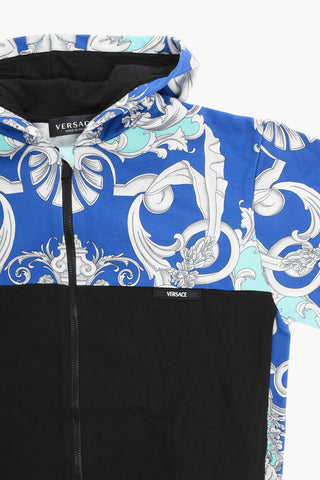 Baroque Motif Joggers and Hoodie Set