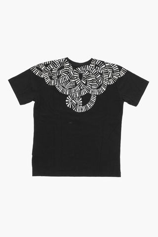 Cotton Crew-Neck T-shirt with Contrast Print