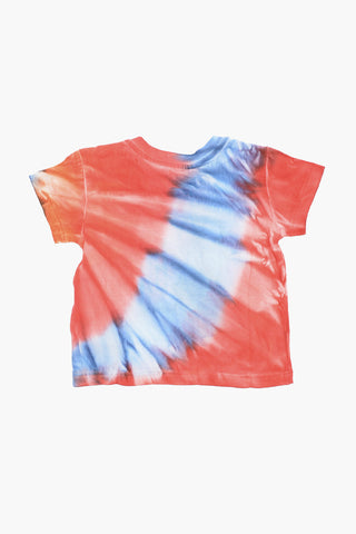 Tie Dye Effct Crew-Neck T-shirt