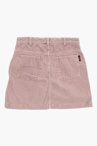 Corduroy Skirt with Golden Details