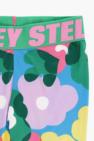 Colorful Floral Print Leggings
