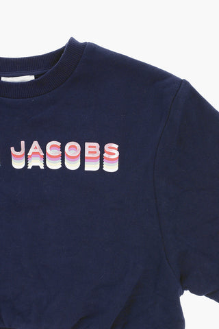 Crew-Neck Sweatshirt with Logo-Print
