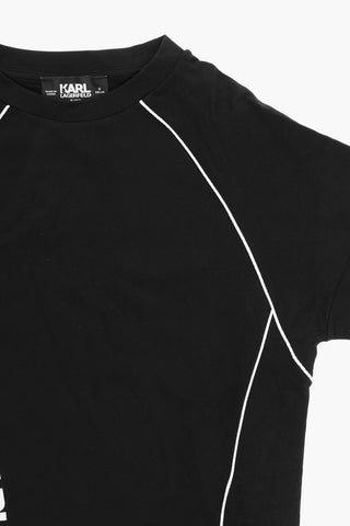 Vestito  In Tinta Unita con Dettagli a Contrasto