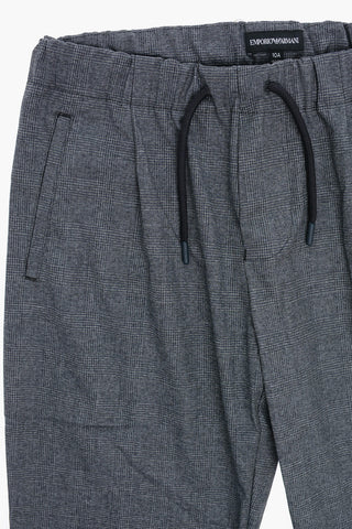 EMPORIO District Check Motif Side Vents 3-Button Suit