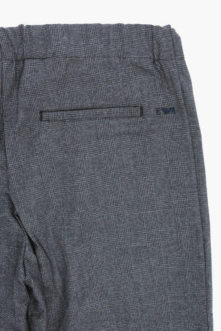 EMPORIO District Check Motif Side Vents 3-Button Suit