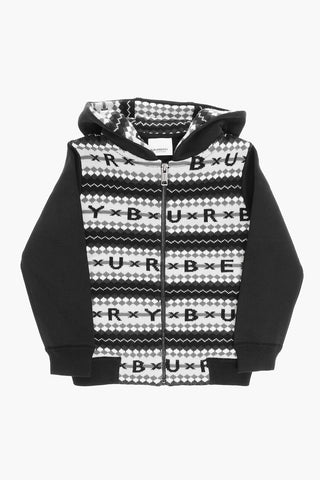 Cotton Blend NIKO Sweatshirt with Fair-Isle Embroidery on the Front