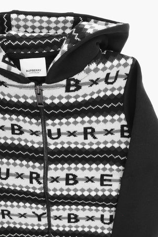 Cotton Blend NIKO Sweatshirt with Fair-Isle Embroidery on the Front
