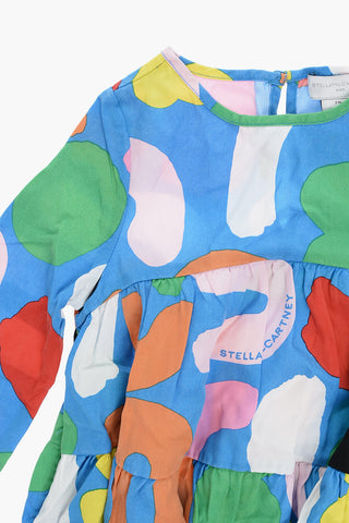Vestito Svasato con Stampe multicolor