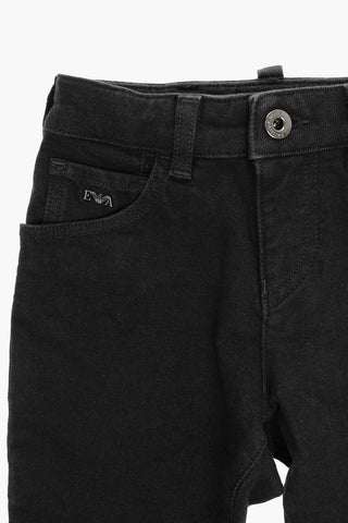 EMPORIO Dark Wash Jeans With Silver Details