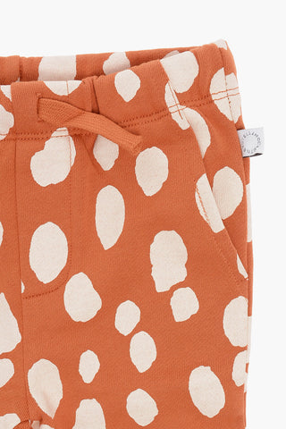 Joggers in Cotone Felpato a Fantasia
