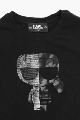 Crew-Neck T-shirt with Print-Logo on the Front