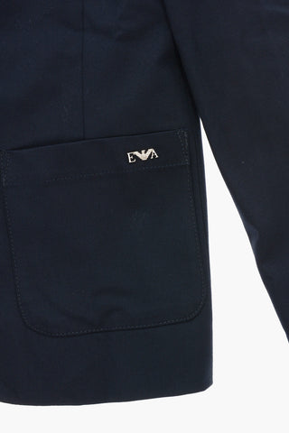 EMPORIO blazer a 3 Bottoni con Tasche a toppa