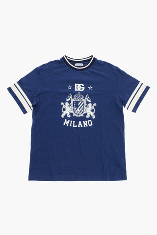 Front Printed Crew-neck T-Shirt