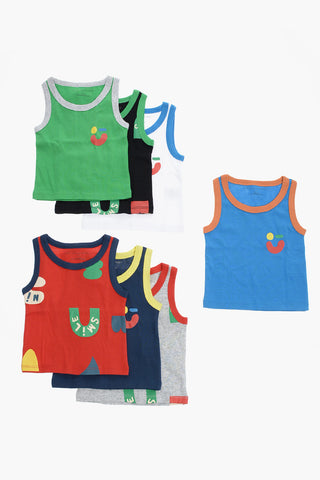 Printed 6 Pairs Of Tank Top Set