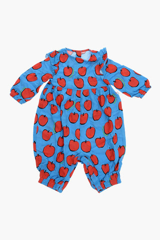 Jumpsuit con Stampa Mele All-Over