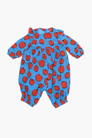 Jumpsuit con Stampa Mele All-Over