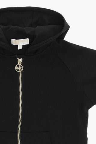 Golden Details Solid Color Sweatshirt