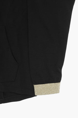 Golden Details Solid Color Sweatshirt