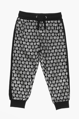 Joggers con Monogram in Lurex All-Over